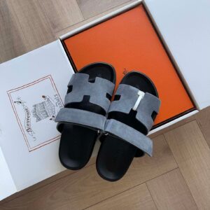 Sandália Chypre Hermès - Cinza
