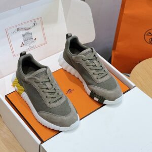 Tênis Hermès Paris Bouncing - Bege Medio