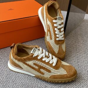 Tênis Hermès Jet - Bege