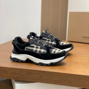 Tênis Burberry  Vintage Check - Preto